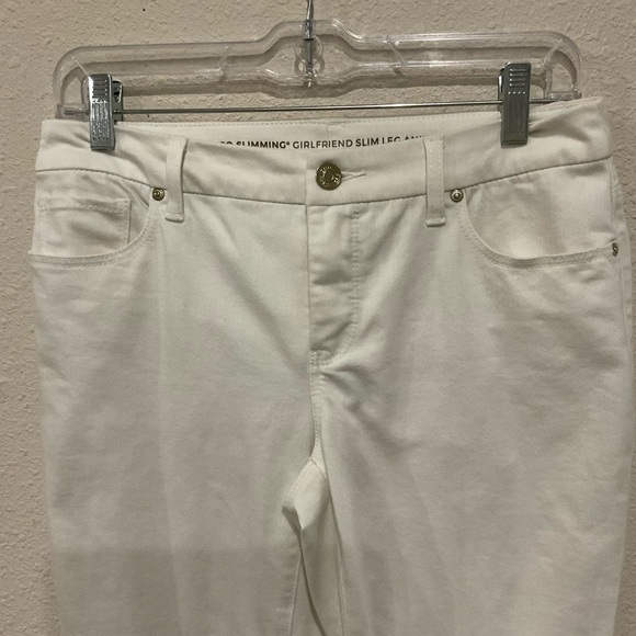 Chicos So Slimming Girlfriend Jean White Slim Leg Ankle Size 2P (Chico’s 00P) - Picture 3 of 12